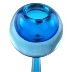 Ars Cenedese Murano - Sommerso Candlestick - Bicolor Blue - Candlesticks Handmade by Venetian Glassmasters - Luxury - Avvenice