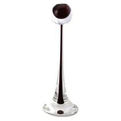 Ars Cenedese Murano - Sommerso Candlestick - Monocolor Red - Candlesticks Handmade by Venetian Glassmasters - Luxury - Avvenice