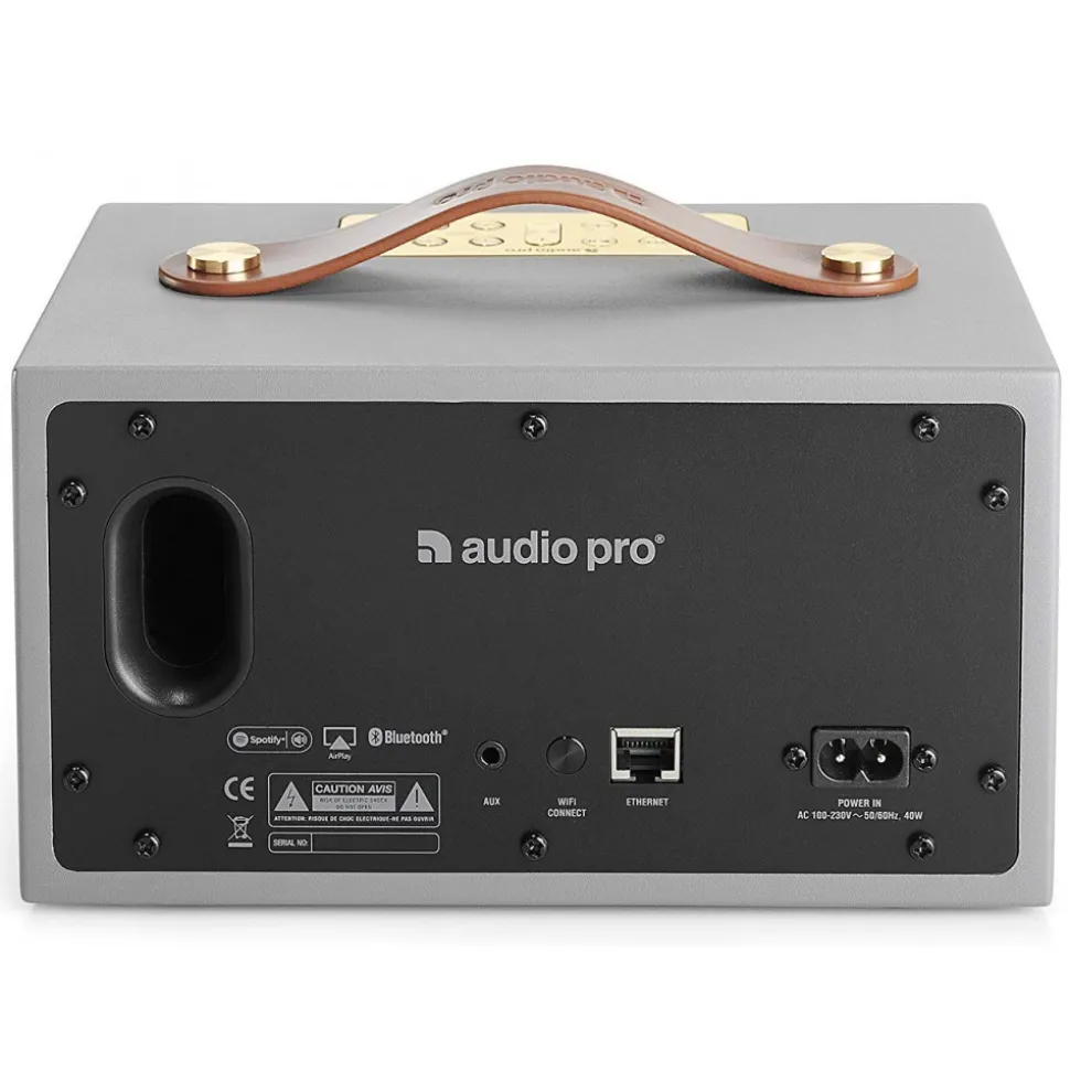 Audio Pro - Addon C3 - Grey - High Quality Speaker - WLAN Multi-Room - Airplay, Stereo, Bluetooth, Wireless, WiFi - Avvenice