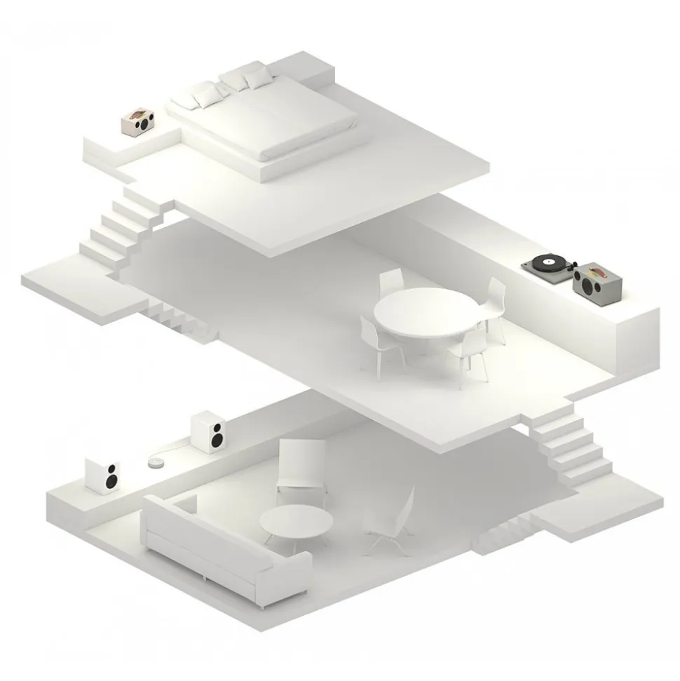 Audio Pro - Addon C5 - Grey - High Quality Speaker - WLAN Multi-Room - Airplay, Stereo, Bluetooth, Wireless, WiFi - Avvenice