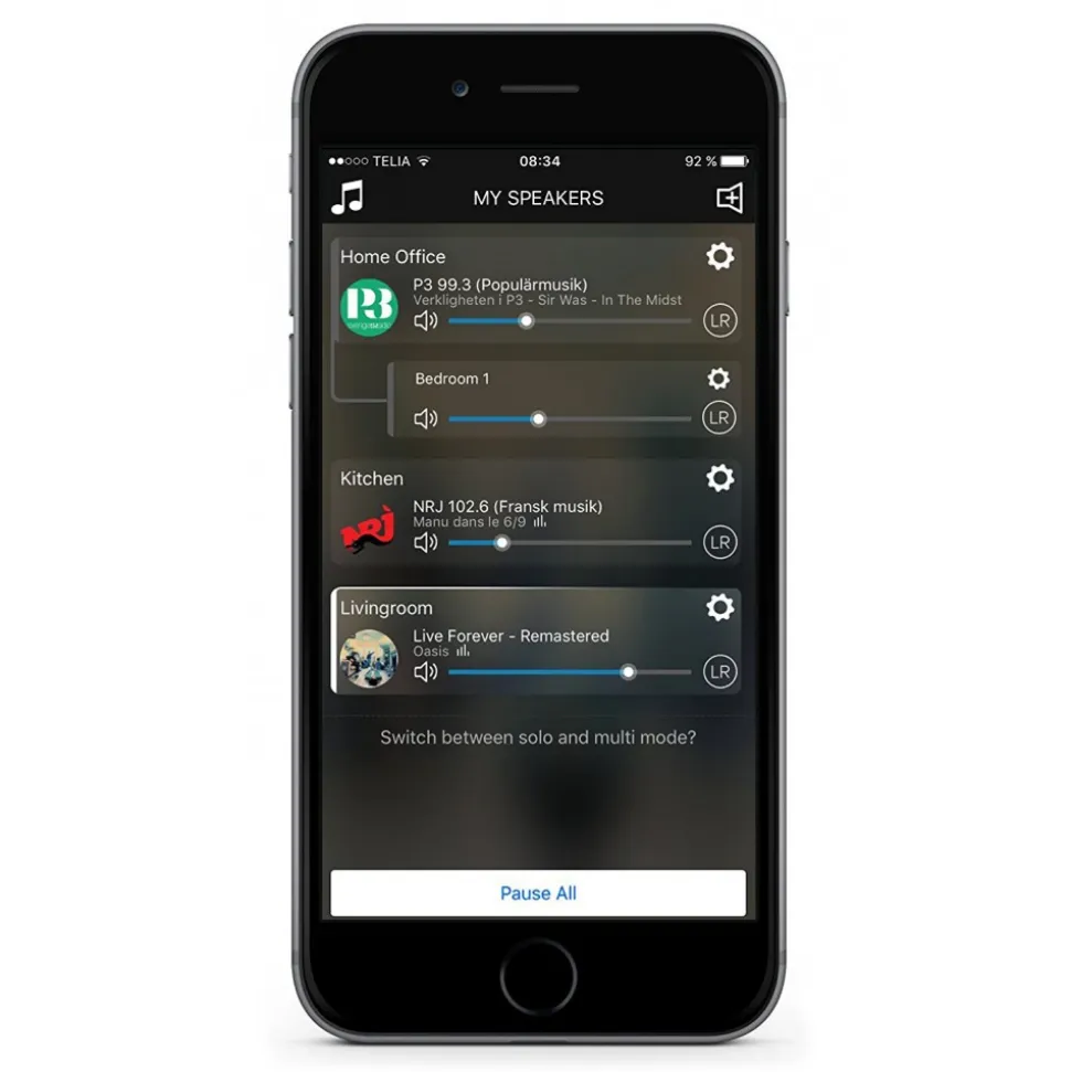 Audio Pro - Addon C5 - Grey - High Quality Speaker - WLAN Multi-Room - Airplay, Stereo, Bluetooth, Wireless, WiFi - Avvenice