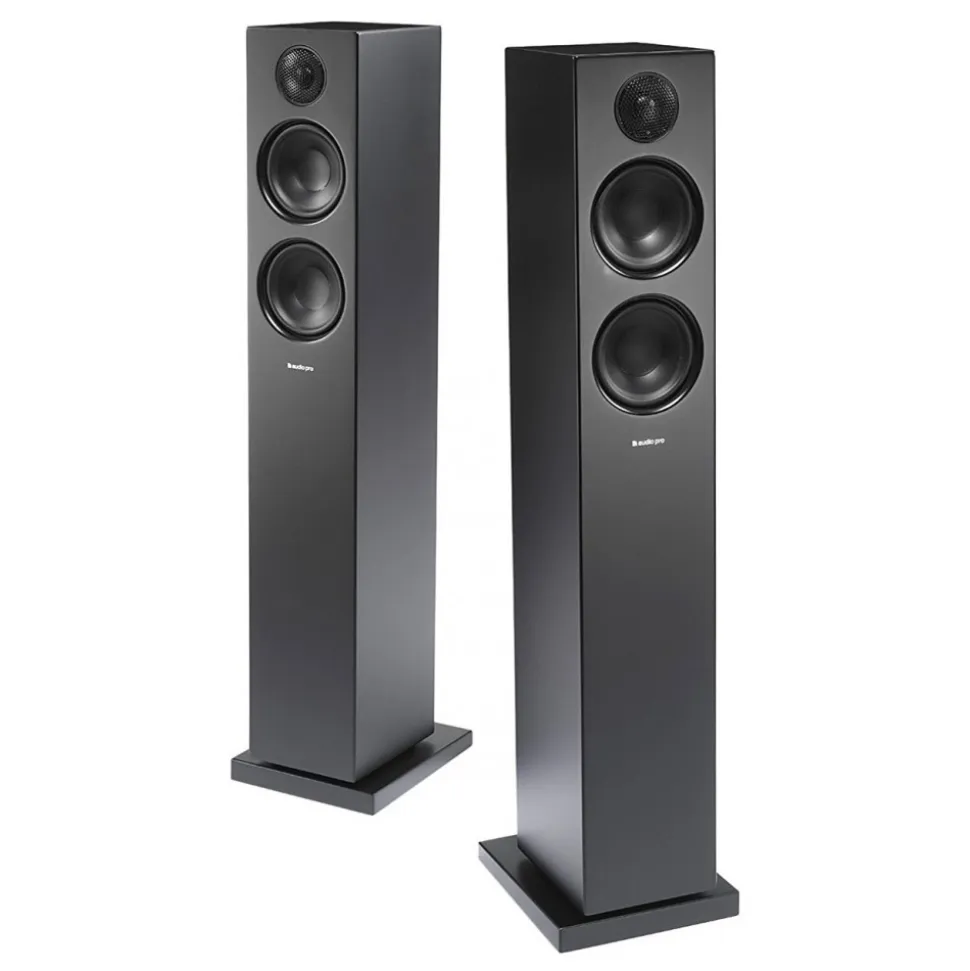 Audio Pro - Addon T20 - Black - High Quality Speaker - Powered Wireless Floorstanding HiFi - USB, Stereo, Bluetooth, Wireless - Avvenice