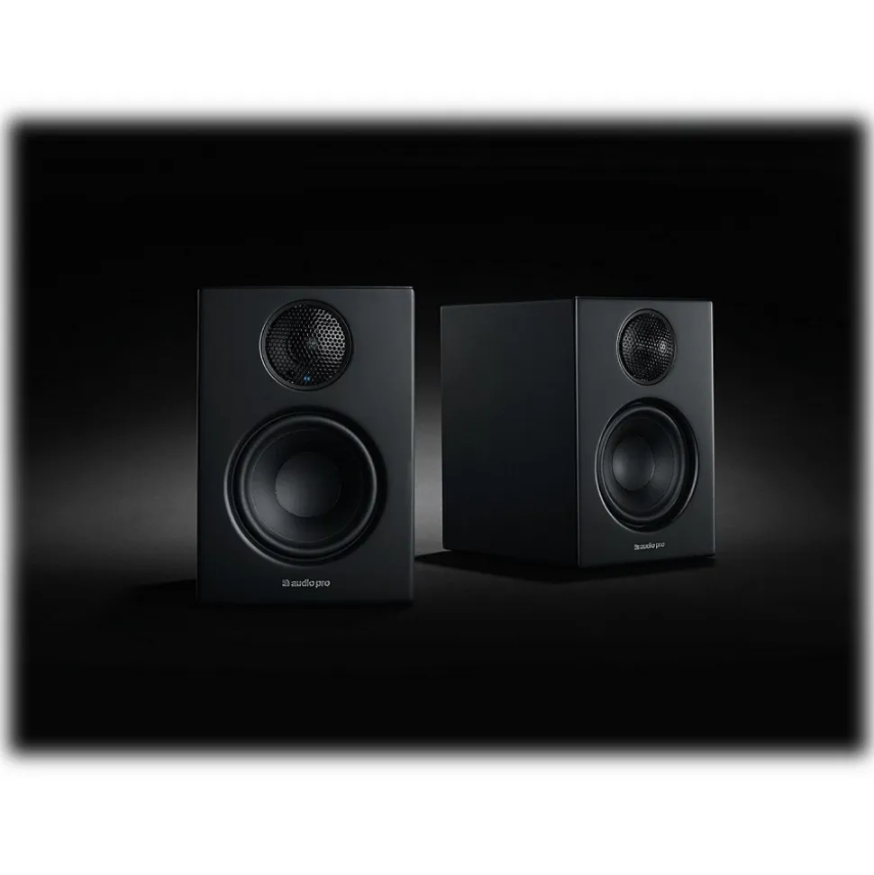Audio Pro - Addon T14 - Black - High Quality Speaker - Powered Wireless Bookshelf HiFi - USB, Stereo, Bluetooth, Wireless - Avvenice