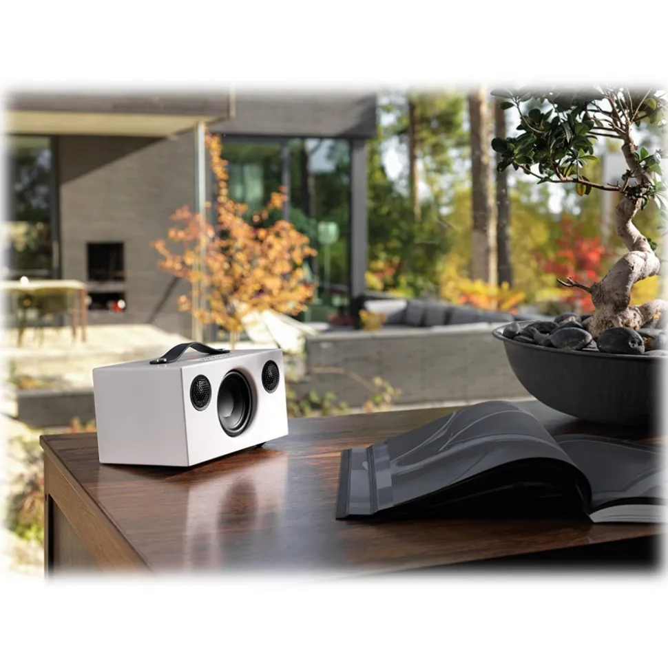 Audio Pro - Addon T5 - White - High Quality Speaker - Powered Wireless Speaker - USB, Stereo, Bluetooth, Wireless - Avvenice