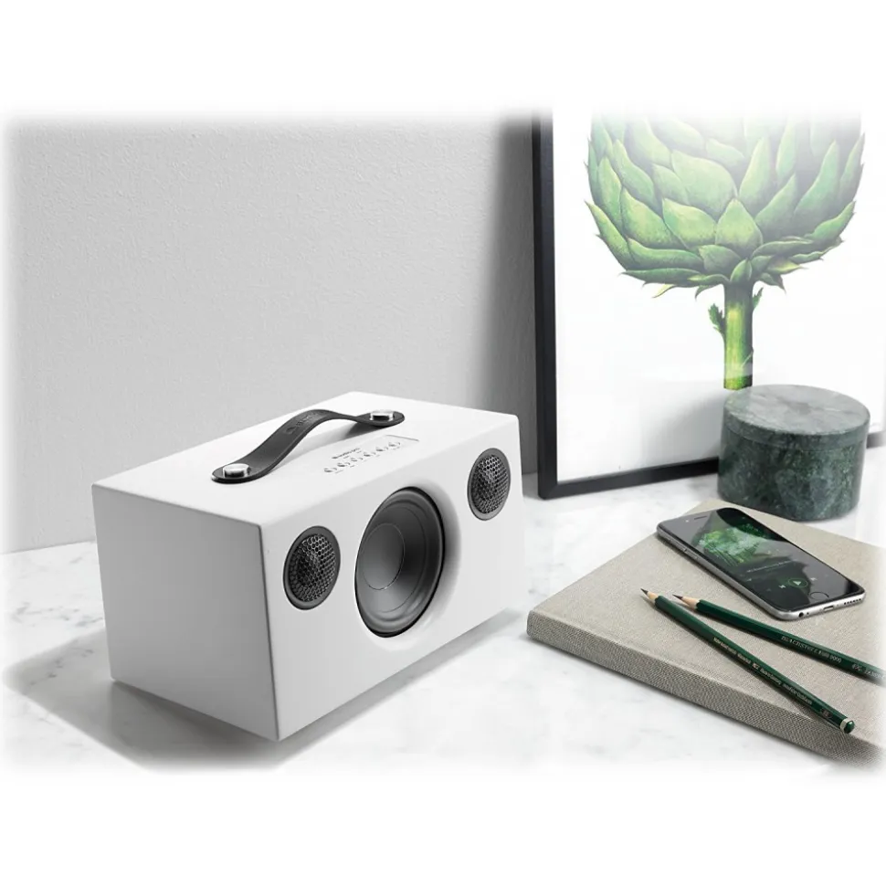 Audio Pro - Addon T5 - White - High Quality Speaker - Powered Wireless Speaker - USB, Stereo, Bluetooth, Wireless - Avvenice
