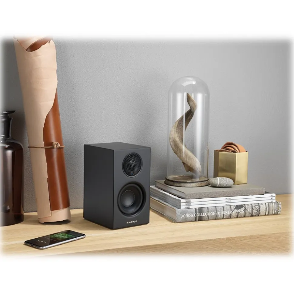 Audio Pro - Addon T8L - Black - High Quality Speaker - Powered Wireless Mini Speaker - HiFi - USB, Stereo, Bluetooth, Wireless - Avvenice