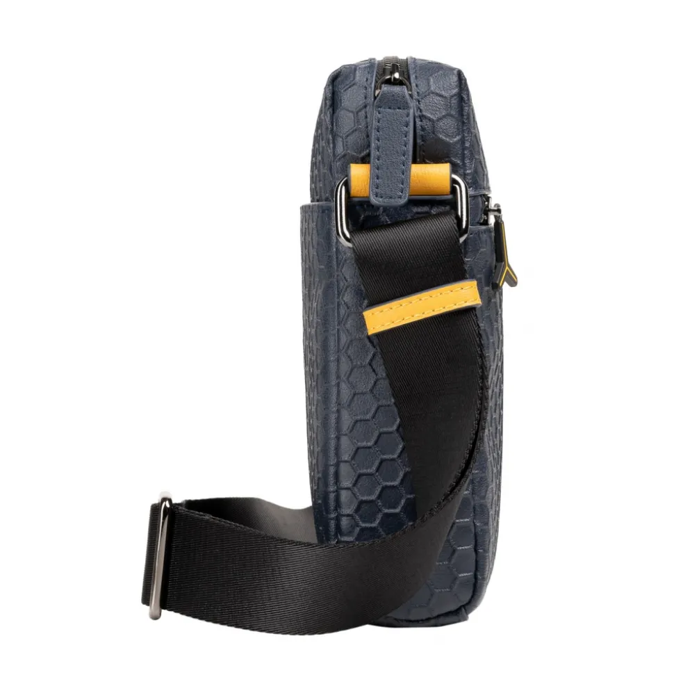 Automobili Lamborghini - Bodybag - Blue - Made in Italy - Luxury Exclusive Collection - Avvenice