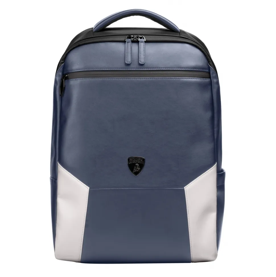 Automobili Lamborghini - Backpack - Blue - Made in Italy - Luxury Exclusive Collection - Avvenice