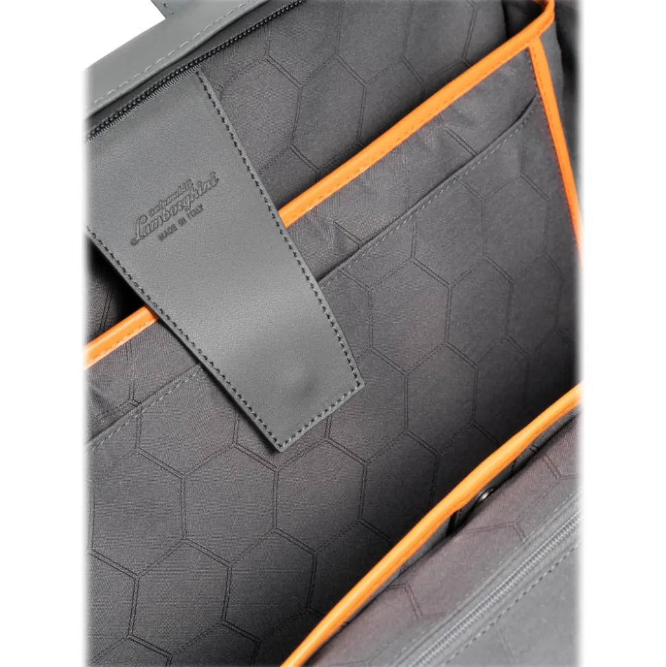 Automobili Lamborghini - Briefcase - Grey - Made in Italy - Luxury Exclusive Collection - Avvenice