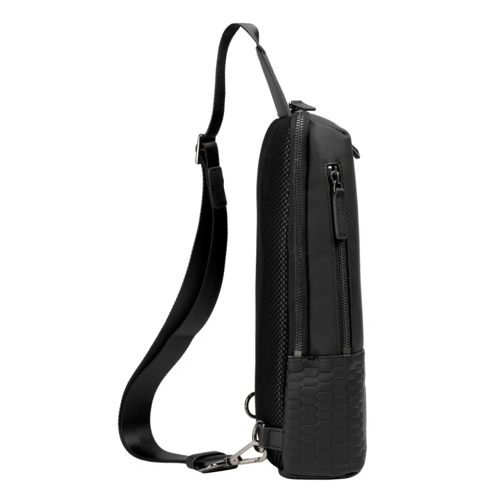 Automobili Lamborghini - Bodybag - Black - Made in Italy - Luxury Exclusive Collection - Avvenice