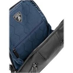 Automobili Lamborghini - Bodybag - Black - Made in Italy - Luxury Exclusive Collection - Avvenice