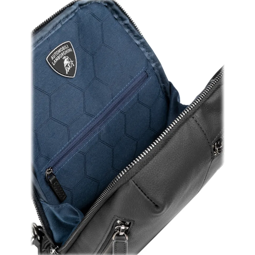 Automobili Lamborghini - Bodybag - Black - Made in Italy - Luxury Exclusive Collection - Avvenice