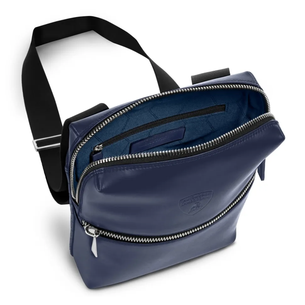 Automobili Lamborghini - Bodybag - Blue - Made in Italy - Luxury Exclusive Collection - Avvenice