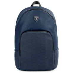 Automobili Lamborghini - Backpack - Blue - Made in Italy - Luxury Exclusive Collection - Avvenice