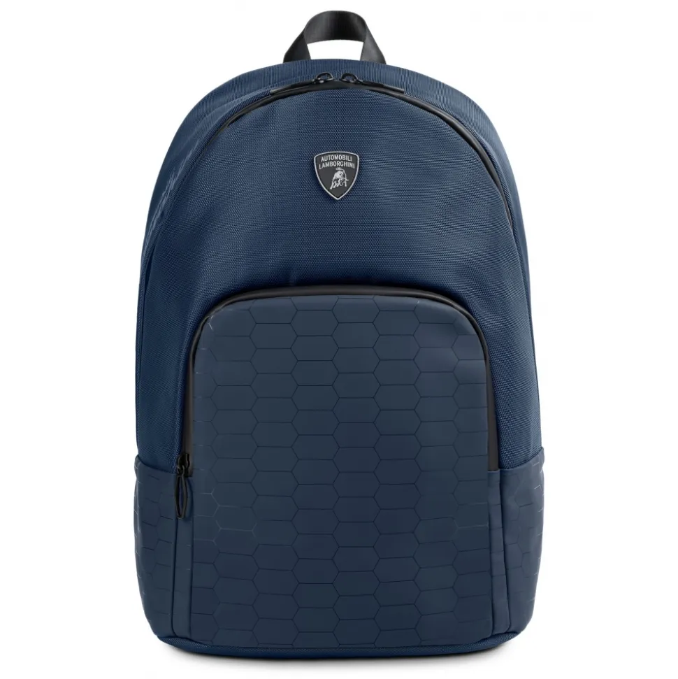 Automobili Lamborghini - Backpack - Blue - Made in Italy - Luxury Exclusive Collection - Avvenice