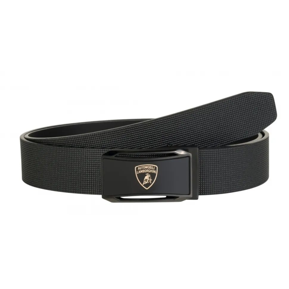 Automobili Lamborghini - Belt - Black and Dark Brown - Made in Italy - Luxury Exclusive Collection - Avvenice