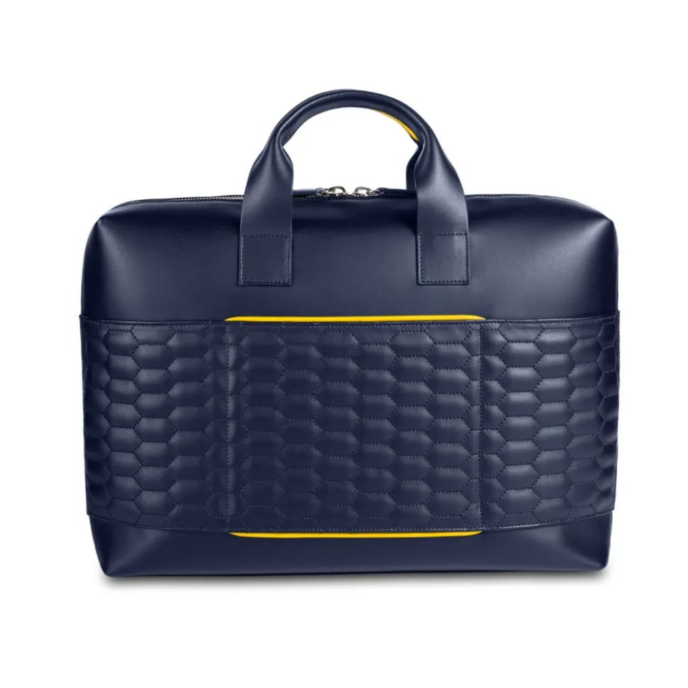 Automobili Lamborghini - Briefcase - Blue - Made in Italy - Luxury Exclusive Collection - Avvenice