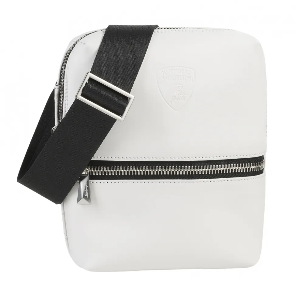 Automobili Lamborghini - Small Bodybag - White - Made in Italy - Luxury Exclusive Collection - Avvenice