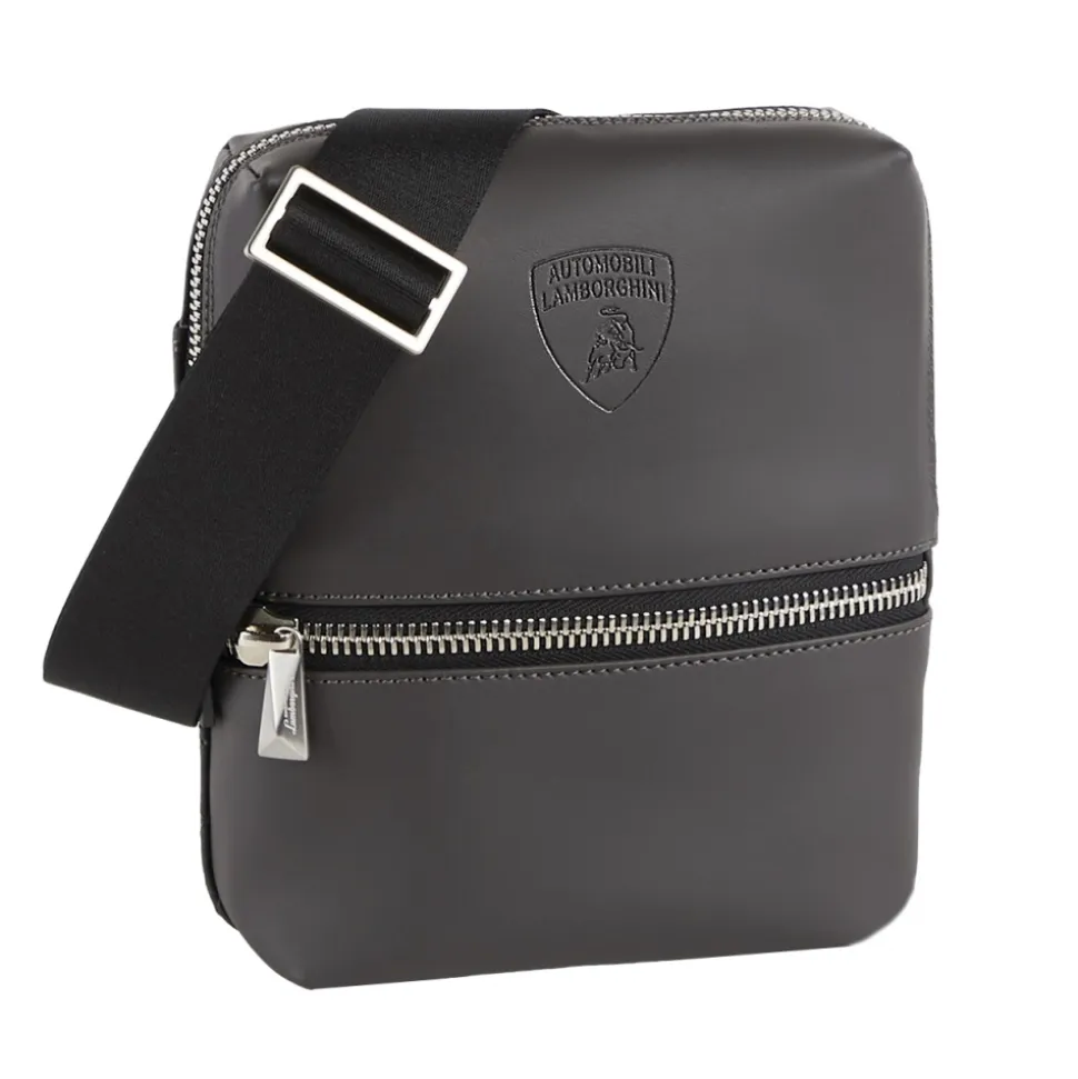 Automobili Lamborghini - Small Bodybag - Grey - Made in Italy - Luxury Exclusive Collection - Avvenice