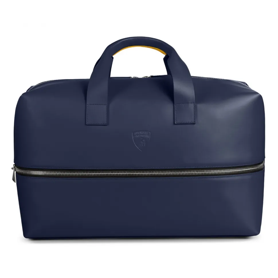 Automobili Lamborghini - Travel Bag - Blue - Made in Italy - Luxury Exclusive Collection - Avvenice