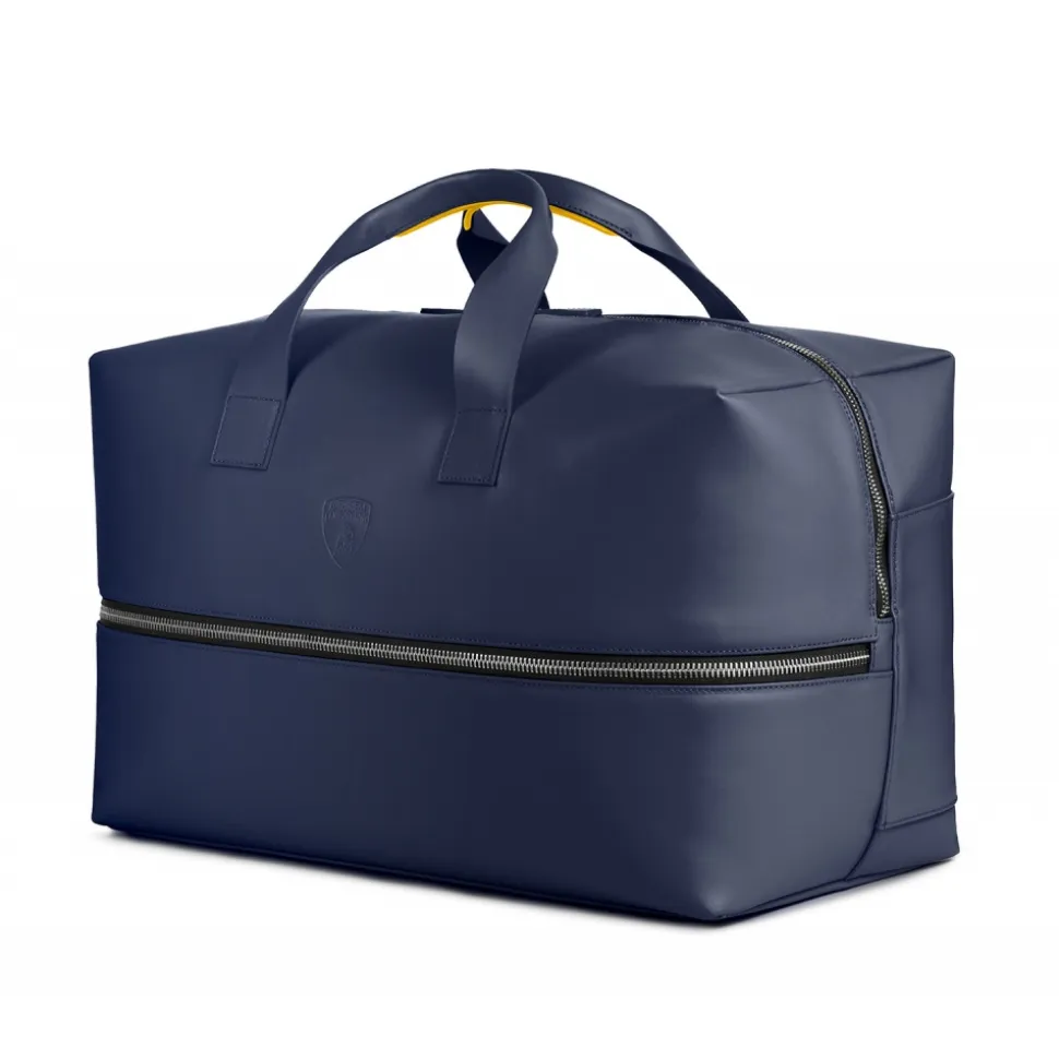 Automobili Lamborghini - Travel Bag - Blue - Made in Italy - Luxury Exclusive Collection - Avvenice