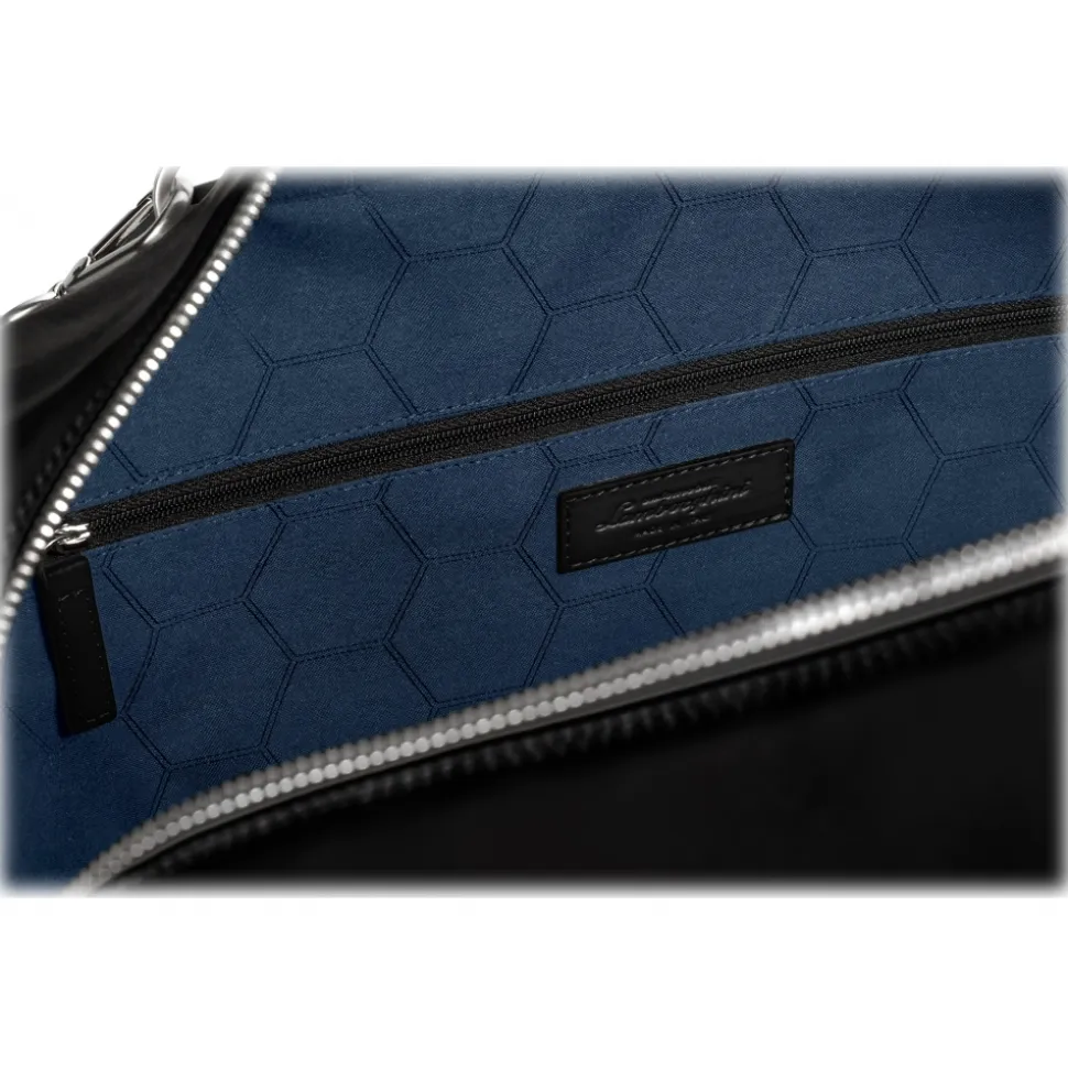 Automobili Lamborghini - Travel Bag - Black - Made in Italy - Luxury Exclusive Collection - Avvenice