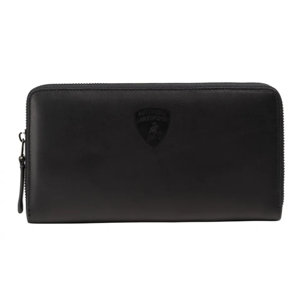 Automobili Lamborghini - Wallet - Black - Made in Italy - Luxury Exclusive Collection - Avvenice