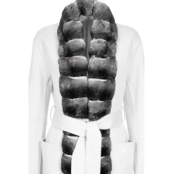 Avvenice - Annie - Cashmere and Chinchilla Coat - Loro Piana Cashmere - Furs - Coats - Luxury Exclusive Collection - Avvenice