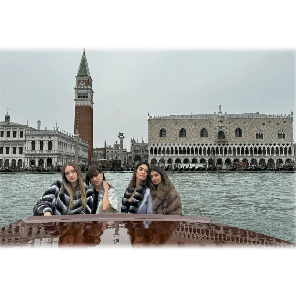 Avvenice - Annie - Cashmere and Chinchilla Coat - Loro Piana Cashmere - Furs - Coats - Luxury Exclusive Collection - Avvenice