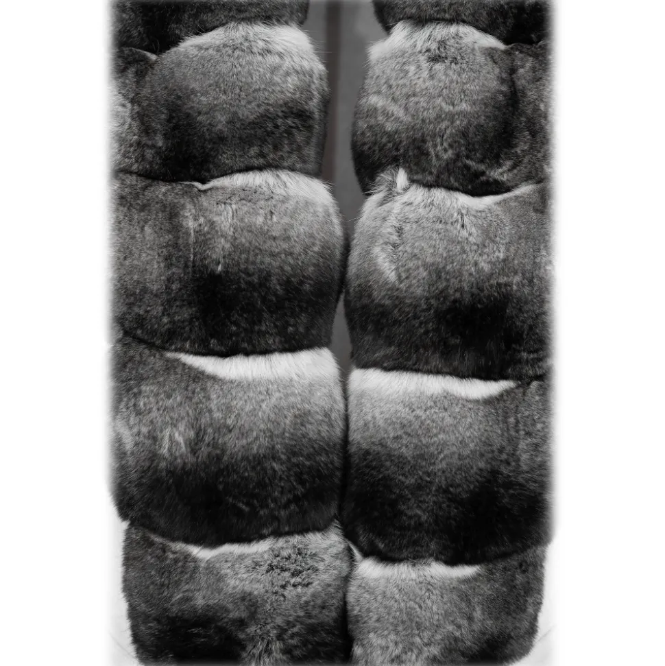 Avvenice - Annie - Cashmere and Chinchilla Coat - Loro Piana Cashmere - Furs - Coats - Luxury Exclusive Collection - Avvenice