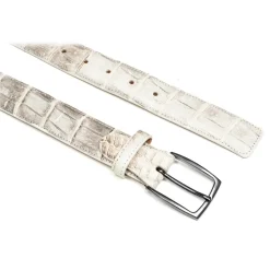 Avvenice - Astrea - Crocodile Belt - Himalaya - Handmade in Italy - Exclusive Luxury Collection - Avvenice