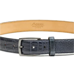 Avvenice - Astrea - Crocodile Belt - Blue - Handmade in Italy - Exclusive Luxury Collection - Avvenice
