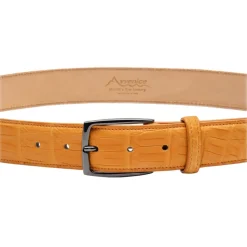 Avvenice - Astrea - Crocodile Belt - Orange - Handmade in Italy - Exclusive Luxury Collection - Avvenice