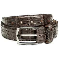 Avvenice - Astrea - Crocodile Belt - Brown - Handmade in Italy - Exclusive Luxury Collection - Avvenice