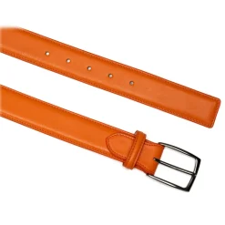 Avvenice - Astrea - Premium Leather Belt - Orange - Handmade in Italy - Exclusive Luxury Collection - Avvenice