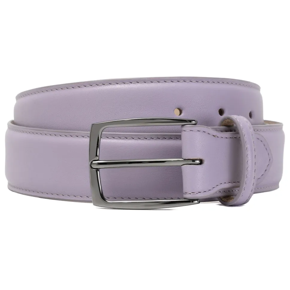 Avvenice - Astrea - Premium Leather Belt - Lilac - Handmade in Italy - Exclusive Luxury Collection - Avvenice