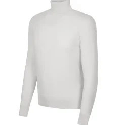 Avvenice - Athus - Man Loro Piana Cashmere Turtleneck Sweater - White - Knitwear - Luxury Exclusive Collection - Avvenice