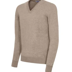 Avvenice - Athus - Man Loro Piana Cashmere V-Neck Sweater - Tundra - Knitwear - Luxury Exclusive Collection - Avvenice
