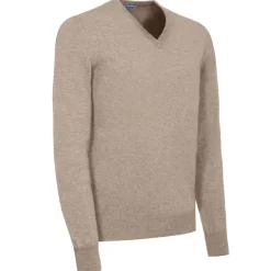 Avvenice - Athus - Man Loro Piana Cashmere V-Neck Sweater - Tundra - Knitwear - Luxury Exclusive Collection - Avvenice