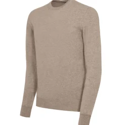 Avvenice - Athus - Man Loro Piana Cashmere Crew Neck Sweater - Tundra - Knitwear - Luxury Exclusive Collection - Avvenice