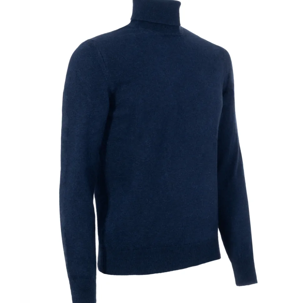 Avvenice - Athus - Man Loro Piana Cashmere Turtleneck Sweater - Blue - Knitwear - Luxury Exclusive Collection - Avvenice