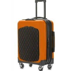 Avvenice - Aura - Aluminum and Carbon Fiber Trolley - Orange - Handmade in Italy - Exclusive Luxury Collection - Avvenice
