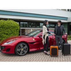 Avvenice - Aura - Aluminum and Carbon Fiber Trolley - Orange - Handmade in Italy - Exclusive Luxury Collection - Avvenice