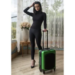 Avvenice - Aura - Aluminum and Carbon Fiber Trolley - Green - Handmade in Italy - Exclusive Luxury Collection - Avvenice