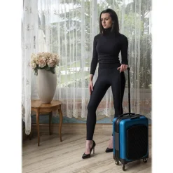 Avvenice - Aura - Aluminum and Carbon Fiber Trolley - Light Blue - Handmade in Italy - Exclusive Luxury Collection - Avvenice