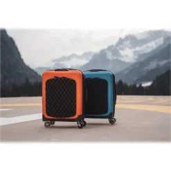 Avvenice - Aura - Aluminum and Carbon Fiber Trolley - Light Blue - Handmade in Italy - Exclusive Luxury Collection - Avvenice