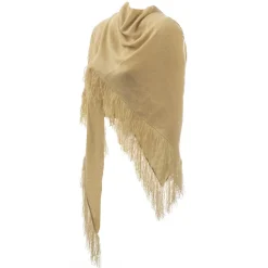 Avvenice - Cape - Precious Cashmere Keffiyeh - Beige - Handmade in Italy - Exclusive Luxury Collection - Avvenice