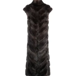 Avvenice - Charlotte - Sable Coat - Waistcoat - Furs - Coats - Luxury Exclusive Collection - Avvenice
