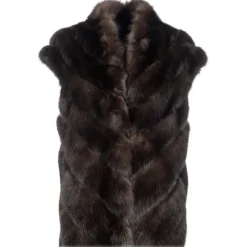 Avvenice - Charlotte - Sable Coat - Waistcoat - Furs - Coats - Luxury Exclusive Collection - Avvenice