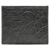 Avvenice - Crocodile Credit Card Holder - Anthracite - Handmade in Italy - Exclusive Luxury Collection - Avvenice